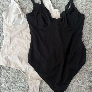 Black and White Bodysuit Set